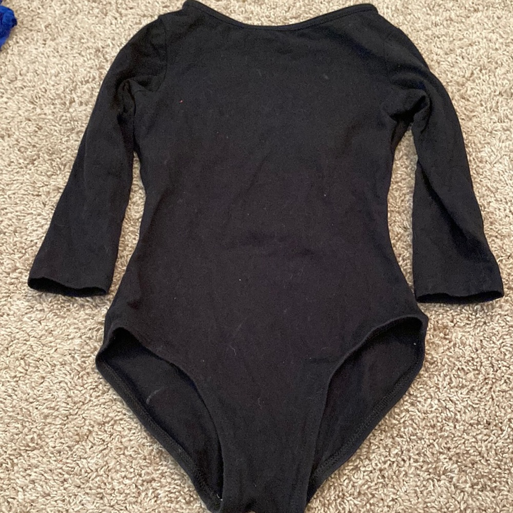 Black ballet leotard. Size adult extra small.